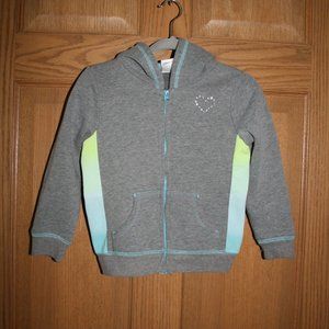 Gray Zip Front Hoodie - Size 4T
